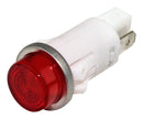 CHICAGO MINIATURE LIGHTING 1092QC1-28V LED INDICATOR, PANEL, 12.7MM, RED, 28V