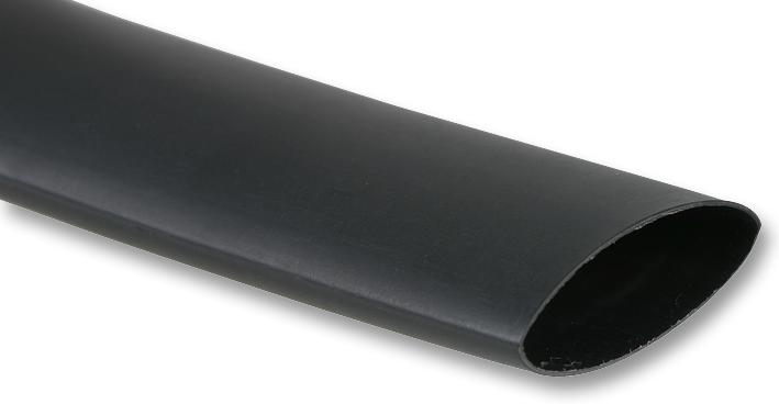 Multicomp PRO HS407 HS407 Adhesive Lined Heat Shrink Tubing 4:1 1.259 " 32 mm Black 3.9 ft 1.2 m