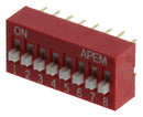 Apem NDS08V DIP SW Spst 0.025 24VDC TH