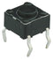 Multicomp MC32862 Tactile Switch MCDTS-6 Top Actuated Through Hole Round Button 100 gf 50mA at 12VDC