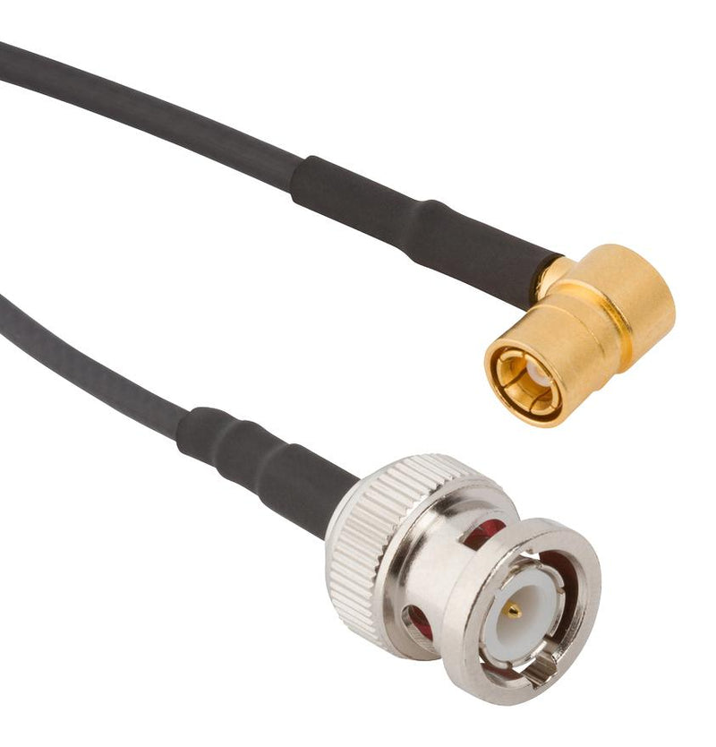 Amphenol RF 245103-02-18.00 245103-02-18.00 / Coaxial Cable Assembly BNC Straight Plug to 90&Acirc;&deg; SMB RG174 50 ohm 18 " 457.2 mm