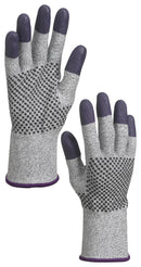 Kleenguard 97432 97432 Safety Gloves Knit Wrist L Nitrile Black Grey Purple