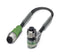 Phoenix Contact SAC-3P-M12MS/ 20-150/M12FR-2L Sensor Cable 3P M12 Plug 90&deg; Receptacle 3 Positions 2 m 6.6 ft