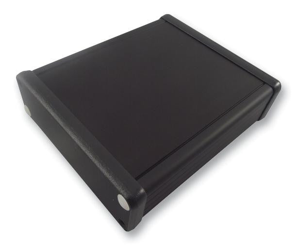 HAMMOND 1455L1201BK IP54 1455 Series Black Extruded Aluminium Instrument Enclosure - 120x103x30.5mm