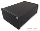 HAMMOND 1455C801BK IP54 1455 Series Black Extruded Aluminium Instrument Enclosure - 80x54x23mm