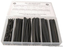 PRO POWER 2778 HEAT SHRINK TUBING ASSORTMENT KIT, 102 6IN L PIECES, BLACK