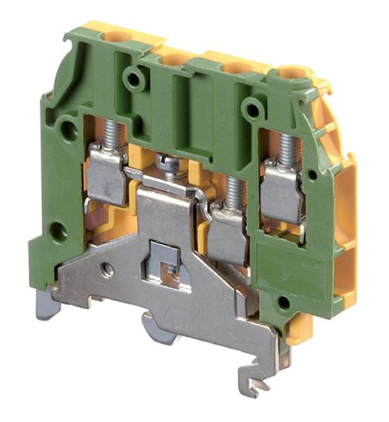 TE Connectivity 1SNA195637R1200 DIN Rail Mount Terminal Block 4 Ways 12 AWG mm&sup2; Screw