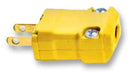 HUBBELL WIRING DEVICES HBL5865VY Power Entry Connector, Power Entry, 15 A, Yellow, Nylon (Polyamide) Body, 125 V