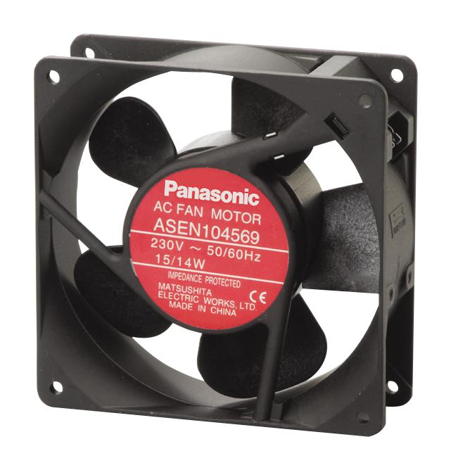 Panasonic ASEN104519 AC Axial Fan 100V Square 120 mm 38 Ball Bearing