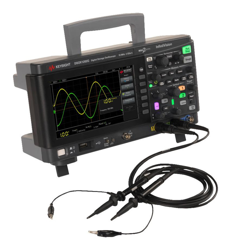 Keysight Technologies DSOX1202G+DSOX1202A-200 DSOX1202G+DSOX1202A-200 Digital Oscilloscope Infiniivision 1000 X 2 Analogue 1 Ext Trigger 200 MHz Gsps Mpts