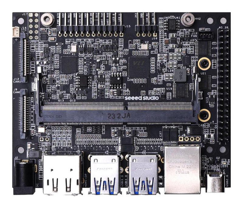 Seeed Studio 102991695 Development Kit Carrier Board Nvidia Jetson Nano / Xavier NX TX2 J202 Power Adapter