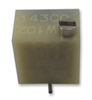 BOURNS 3296W-1-472LF Trimmer Potentiometer, 4.7 kohm, 500 mW, &plusmn; 10%, 3296W Series, 25 Turns, Through Hole