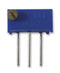 BOURNS 3296P-1-502LF Trimmer Potentiometer, 5 kohm, 500 mW, &plusmn; 10%, Trimpot 3296 Series, 25 Turns, Through Hole