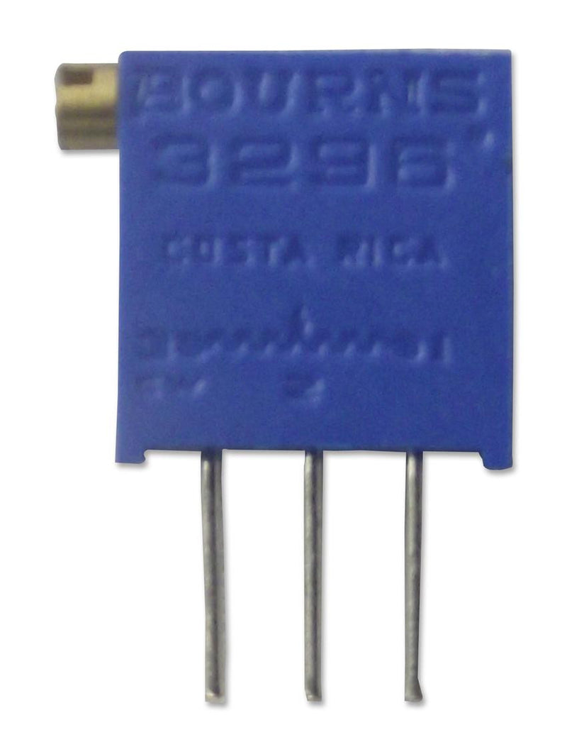 BOURNS 3296X-1-223LF Trimmer Potentiometer, 22 kohm, 500 mW, &plusmn; 10%, 3296X Series, 25 Turns, Through Hole