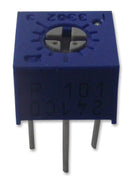 BOURNS 3386P-1-472LF Trimmer Potentiometer, 4.7 kohm, 500 mW, &plusmn; 10%, 3386P Series, 1 Turns, Through Hole