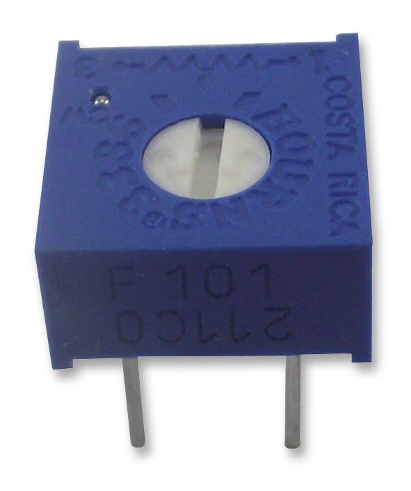 BOURNS 3386F-1-504LF Trimmer Potentiometer, 500 kohm, 500 mW, &iuml;&iquest;&frac12; 10%, Trimpot 3386 Series, 1 Turns, Through Hole