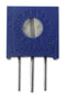 BOURNS 3386H-1-204LF Trimmer Potentiometer, 200 kohm, 500 mW, &plusmn; 10%, Trimpot 3386 Series, 1 Turns, Through Hole