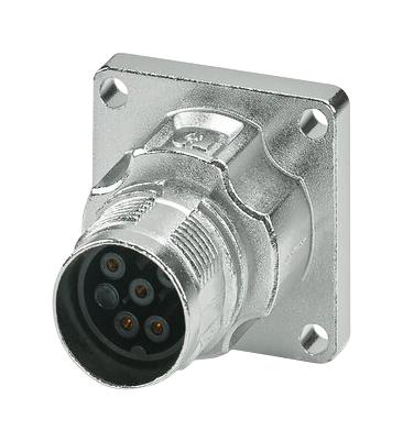 Phoenix Contact M17-5ES1N8AW600S Circular Connector Panel Mount Receptacle 5 Contacts Crimp Socket - Not Supplied