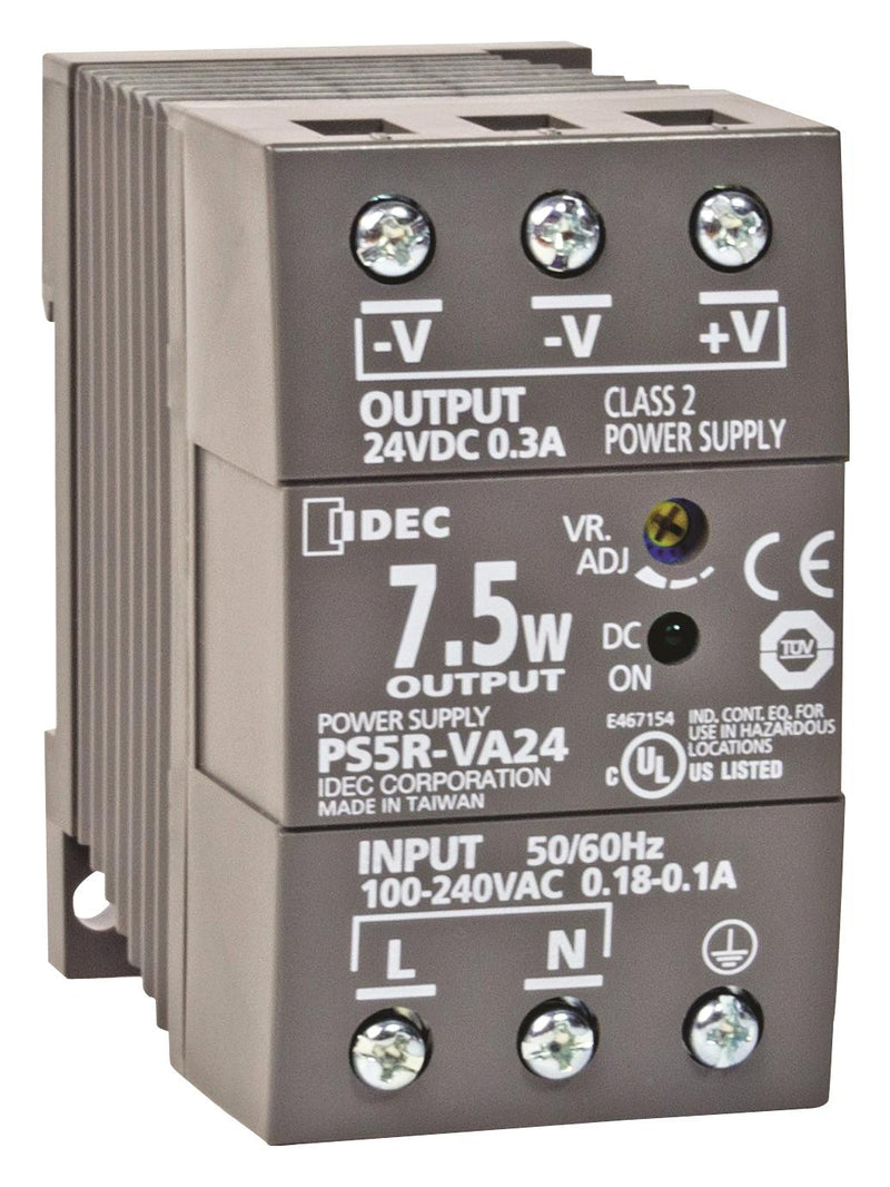 IDEC PS5R-VA05 POWER SUPPLY, AC-DC, 5V, 1.5A