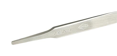 Erem 2ASASL Tweezer Precision Straight Round Stainless Steel 120 mm