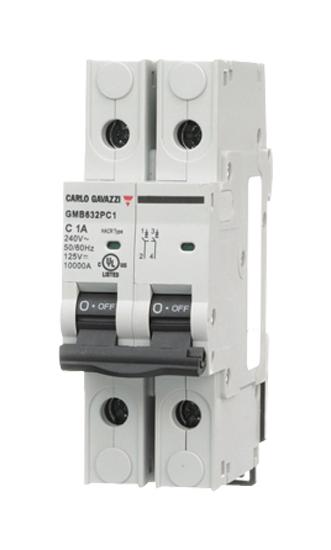 Carlo Gavazzi GMB632PC10 GMB632PC10 Thermal MAG CKT Breaker 2P 10A 240VAC New