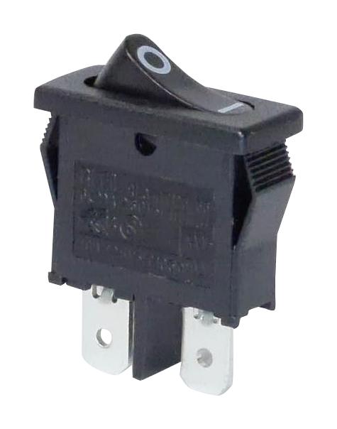 E-SWITCH RD1113112R Rocker Switch Spst Black Panel