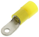 Molex 19067-0085 Ring Tongue Terminal M12 1/2" 4 AWG Nylakrimp 19067 Series Yellow