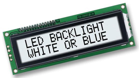 BATRON BTHQ42005VSS-FSTF-LED WHITE Alphanumeric LCD, 20 x 4, Black on White, 5V, Parallel, English, Japanese, Transflective