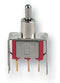 MULTICOMP 1MS2T2B4V2RE Toggle Switch, SPDT, Non Illuminated, On-(On), 1MS Series, Through Hole, 100 mA