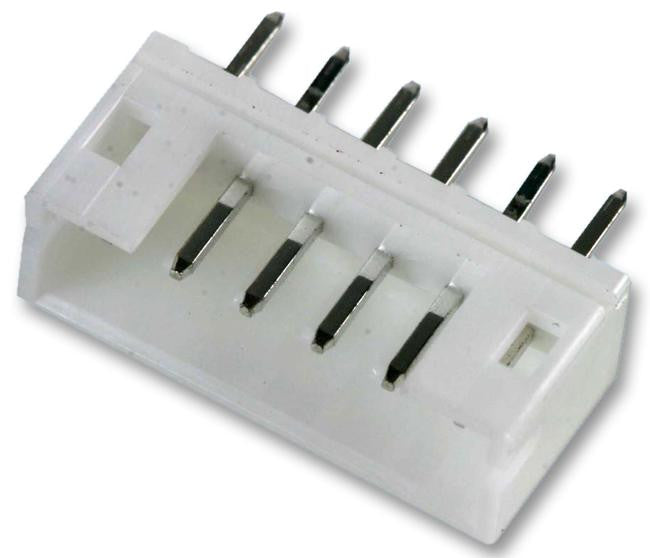 JST (JAPAN SOLDERLESS TERMINALS) B6B-PH-K-S(LF)(SN) Wire-To-Board Connector, 2 mm, 6 Contacts, Header, PH Series, Crimp, 1 Rows