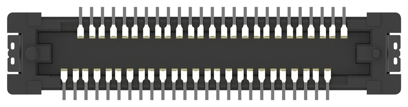 TE Connectivity 2-2316373-1 Stacking Board Connector With Cover Free Height Series 50 Contacts Receptacle 0.8 mm
