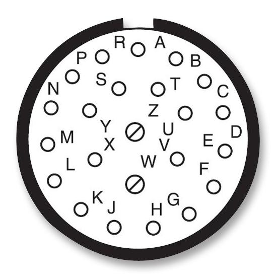 Amphenol Aerospace D38999/24ME99SN D38999/24ME99SN Circular Connector MIL-DTL-38999 Series III Jam Nut Receptacle 23 Contacts Crimp Socket