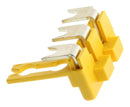 Entrelec - TE Connectivity 1SNK900653R0000 Short Circuit Bridge 3POLE Yellow TB