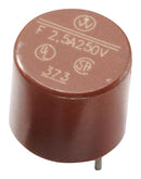 LITTELFUSE 37213150431 Fuse, PCB Leaded, 3.15 A, 250 VAC, TR5 Series, Time Delay, Radial Leaded