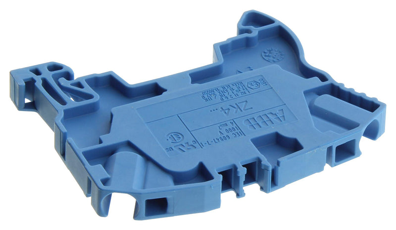 Entrelec - TE Connectivity 1SNK706020R0000 1SNK706020R0000 DIN Rail Mount Terminal Block 2 Ways 10 AWG 4 mm&Acirc;&sup2; Clamp 32 A