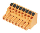 Weidmuller 1001540000 Pluggable Terminal Block 5.08 mm 3 Ways 26 AWG 12 2.5 mm&sup2; Push In