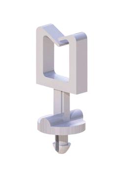 Essentra Components SMWS1-1-01 SMWS1-1-01 Cable Clamp Nylon 6.6 Natural 6.9MM