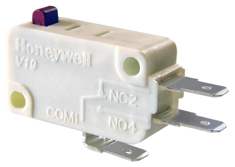 Honeywell V19T16-CP100 Microswitch Standard Pin Plunger SPST-NO Quick Connect 16 A