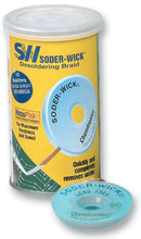 CHEMTRONICS SW14045 VacuPak Soder-Wick Lead-Free Desoldering Braid Blue Label 2.8mm x 1.5m 10 Pack