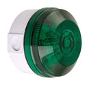 Moflash Signalling LED195-02WH-04 LED195-02WH-04 Beacon Continuous/Flashing Green 30 V IP65 104 mm x 73 LED195 Series New