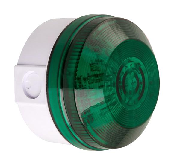 Moflash Signalling X195-02WH-04 X195-02WH-04 Beacon Continuous/Flashing Green 28 V IP65 104 mm x 73 X195 Series New