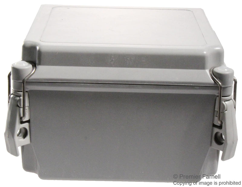 HOFFMAN ENCLOSURES A664CHQRFG ENCLOSURE, JUNCTION BOX, FIBERGLASS GRAY