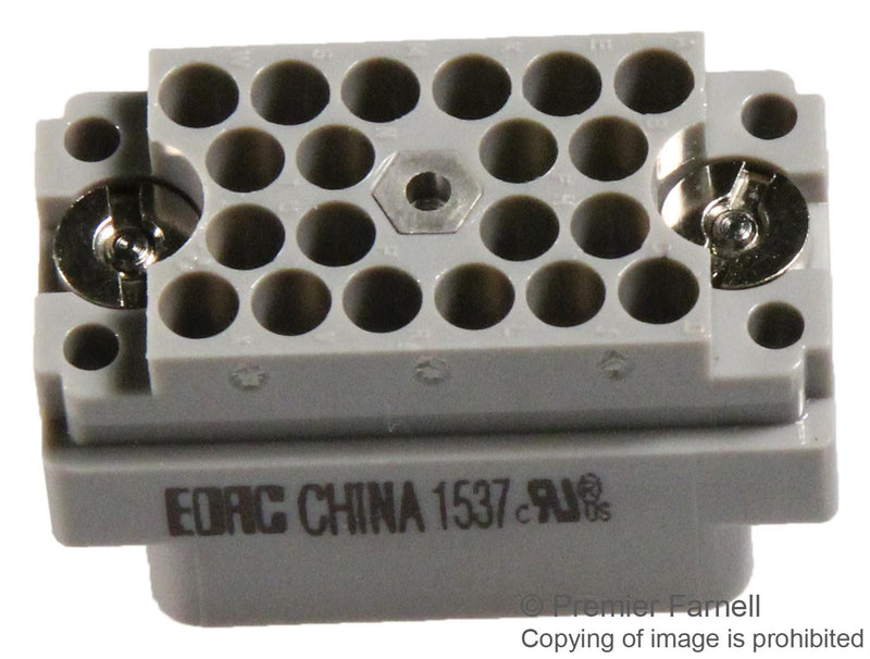 EDAC 516-020-000-302 RACK & PANEL CONNECTOR, PLUG, 20 POSITION