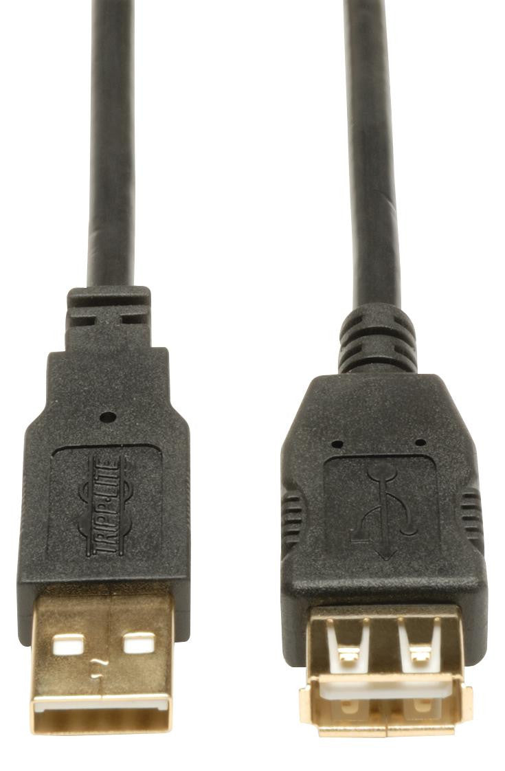 TRIPP-LITE U024-003 USB CABLE, 2.0 TYPE A PLUG-RCPT, 3FT