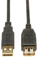 TRIPP-LITE U024-016 USB CABLE, 2.0 TYPE A PLUG-RCPT, 16FT