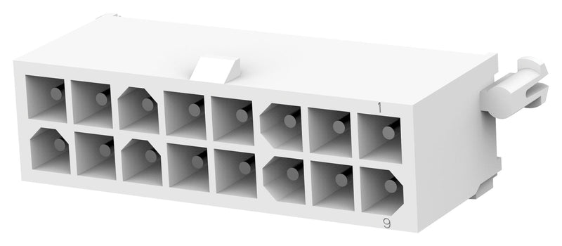 AMP - TE Connectivity 1-794068-0 Wire-To-Board Connector 4.14 mm 16 Contacts Header Mini Universal MATE-N-LOK 2 Series