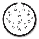 Amphenol LTD D38999/26WF11SN D38999/26WF11SN Circular Connector MIL-DTL-38999 Series III Straight Plug 11 Contacts Crimp Socket Threaded