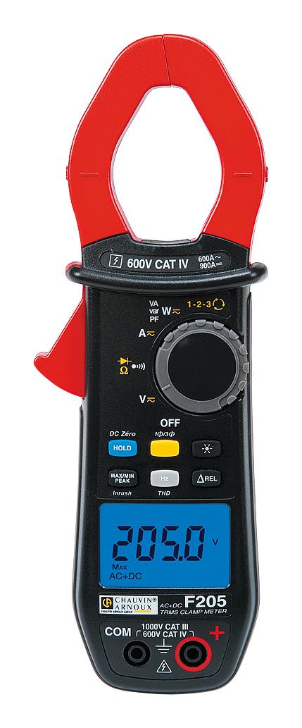 Chauvin Arnoux P01120925 Clamp Meter True RMS 600A 34mm Jaw Opening 6000 Count