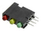 Dialight 564-0200-132F 564-0200-132F Circuit Board Indicator Red Yellow Green 3 Leds Through Hole T-1 (3mm) R 2mA Y G