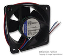 EBM-PAPST 612NGH Axial Fan, 600NG Series, 12 V, DC, 60 mm, 25 mm, 38 dBA, 27.1 cu.ft/min